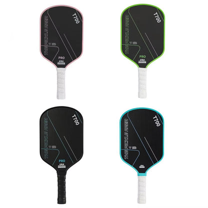 T700 Pickleball Paddle Carbon Fiber USAPA Approved Pickle Ball Paddle Lightweight Frosted Surface Professional Game Supplies